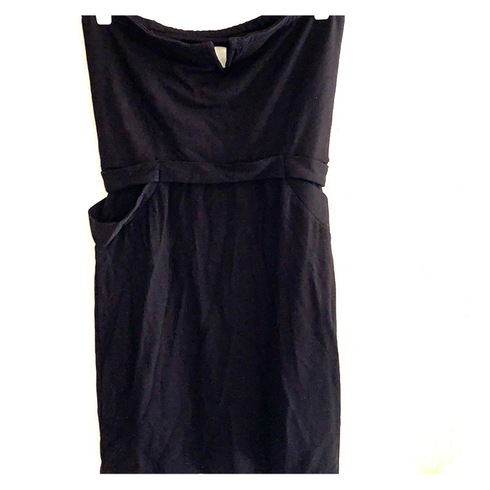 NWOT Michelle Mason Keyhole Strapless Mini Dress - Black